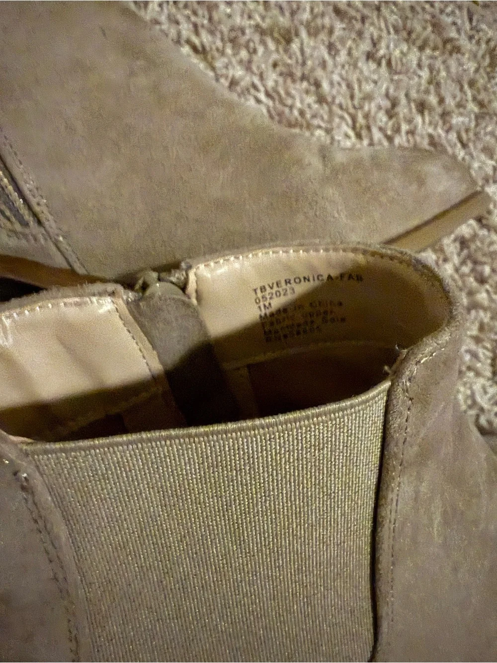 Treasure & Bond Taupe Suede Girls' Ankle Boots